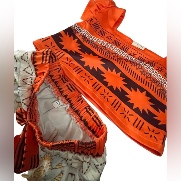 Girls Moana Ruffle Shirt & Skirt Set - Picture 5 of 8